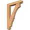 Ekena Millwork Balboa Craftsman Smooth Bracket w/ Offset Brace, Western Red Cedar, 5 1/2"W x 28"D x 40"H BKT0604X28X40BOA04SWR - alternate 1